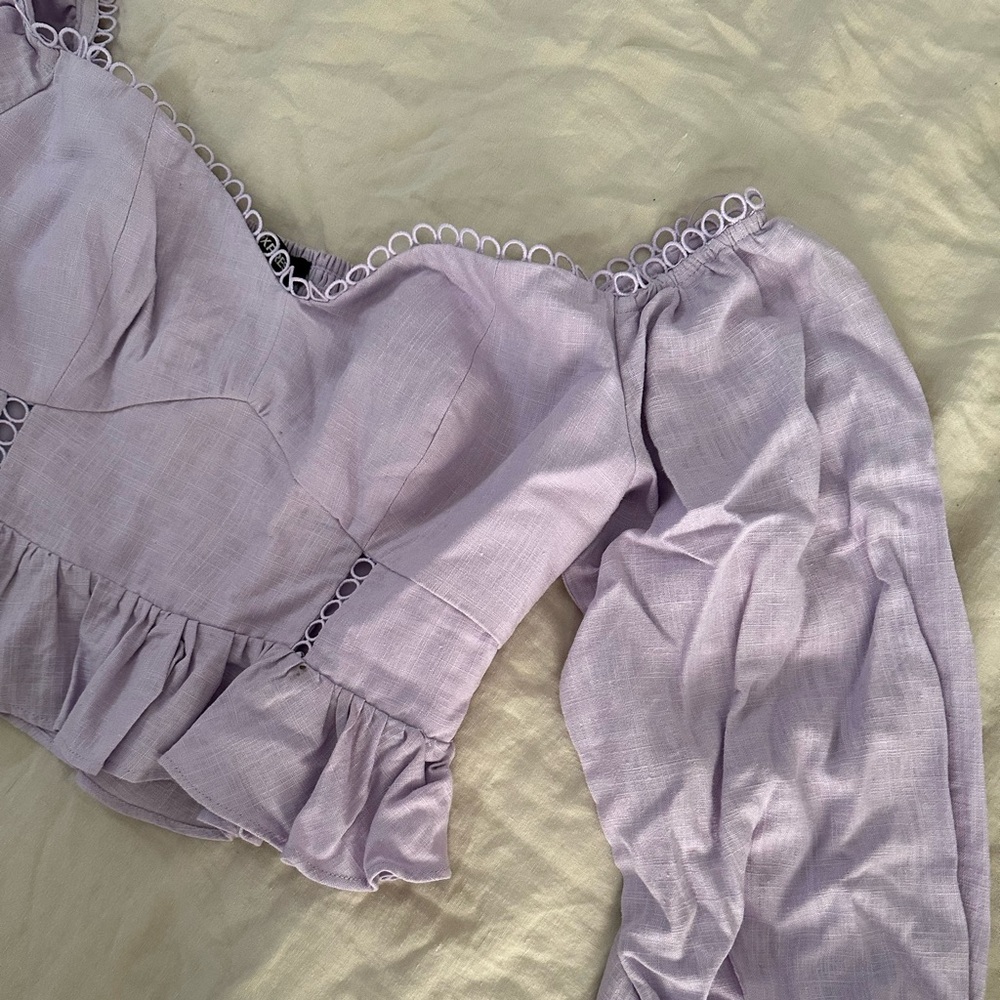Purple Top from Express